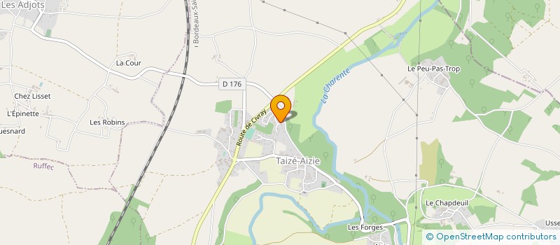 localisation de l'entreprise MADAME JOELLE BARUSSAUD à TAIZE-AIZIE
