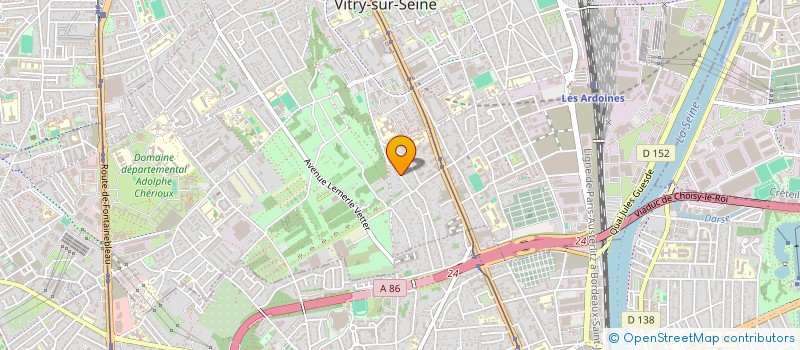 localisation de l'entreprise MADAME JOELLE BAUER à VITRY-SUR-SEINE