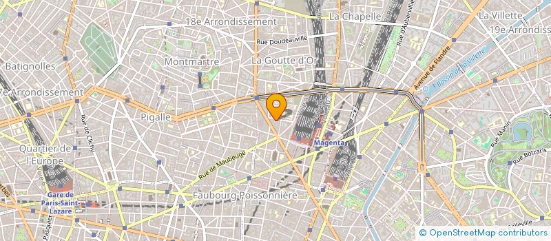 localisation de l'entreprise MADAME JOELLE BEATRICE MADE BRUNET  PARIS