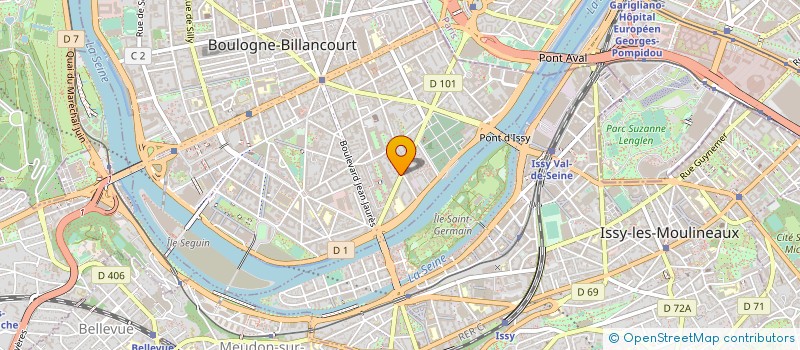 localisation de l'entreprise MADAME JOELLE BELAISCH à BOULOGNE-BILLANCOURT