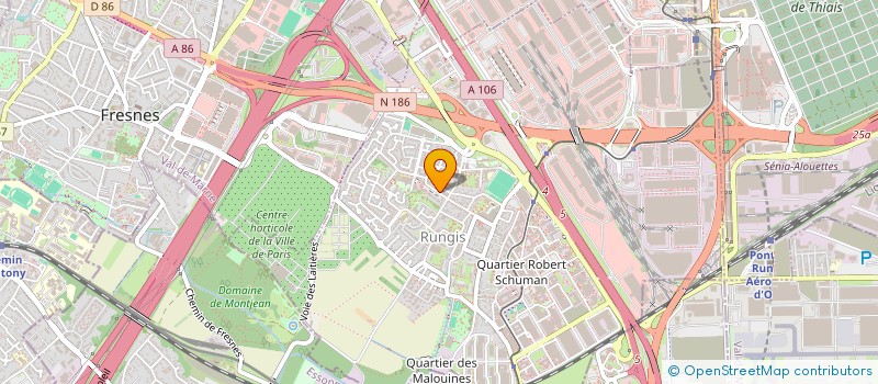 localisation de l'entreprise MADAME JOELLE BENHAMOU  RUNGIS