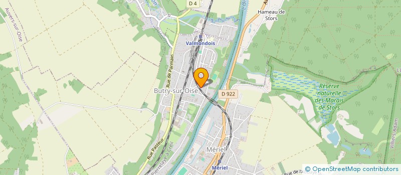 localisation de l'entreprise MADAME JOELLE BERBIGIER  BUTRY-SUR-OISE