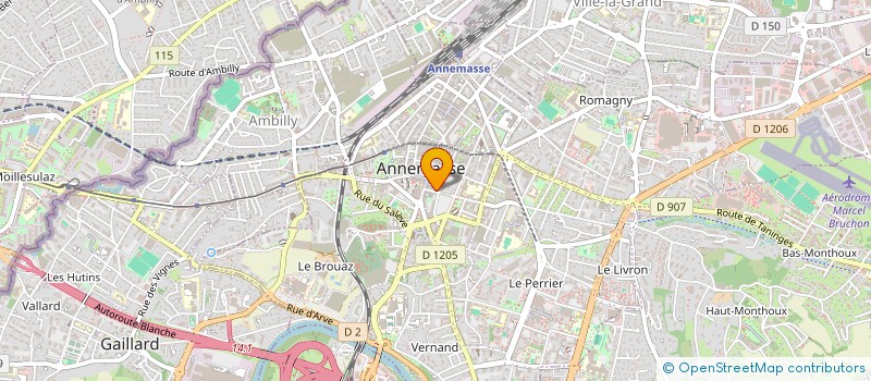 localisation de l'entreprise MADAME JOELLE BERGHEAU à ANNEMASSE