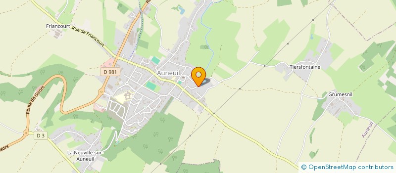 localisation de l'entreprise MADAME JOELLE BERTIN  AUNEUIL