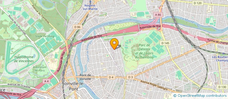 localisation de l'entreprise MADAME JOELLE BESSAY à CHAMPIGNY-SUR-MARNE