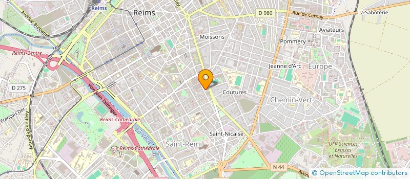 localisation de l'entreprise MADAME JOELLE BEURIER  REIMS