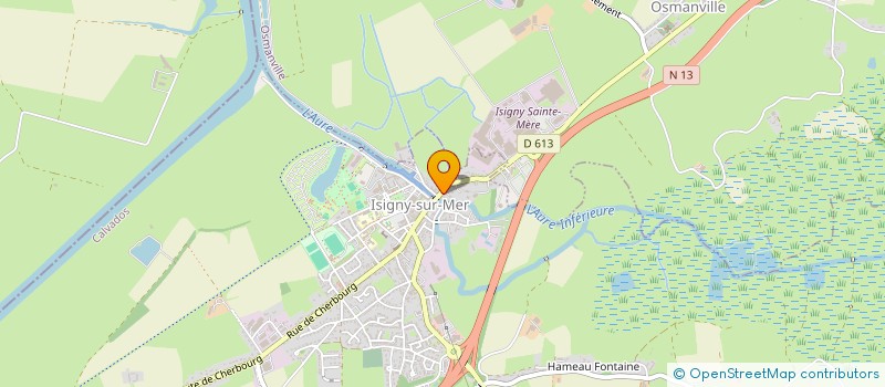 localisation de l'entreprise MADAME JOELLE BEZARD  ISIGNY-SUR-MER