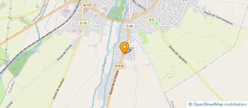 localisation de l'entreprise MADAME JOELLE BIDRON à ISSOUDUN