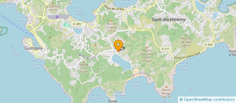 localisation de l'entreprise MADAME JOELLE BILLON à SAINT-BARTHELEMY