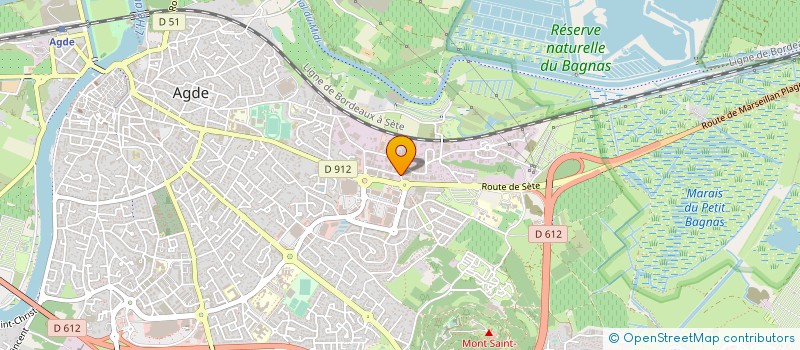 localisation de l'entreprise MADAME JOELLE BILLOUDET à AGDE