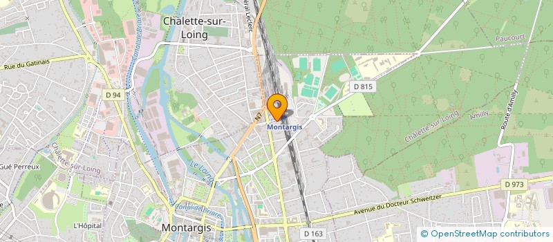 localisation de l'entreprise MADAME JOELLE BIZOT à MONTARGIS