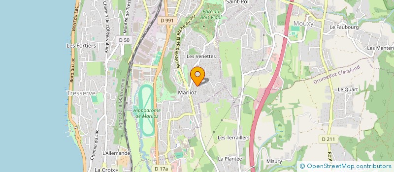 localisation de l'entreprise MADAME JOELLE BLACHE à AIX-LES-BAINS