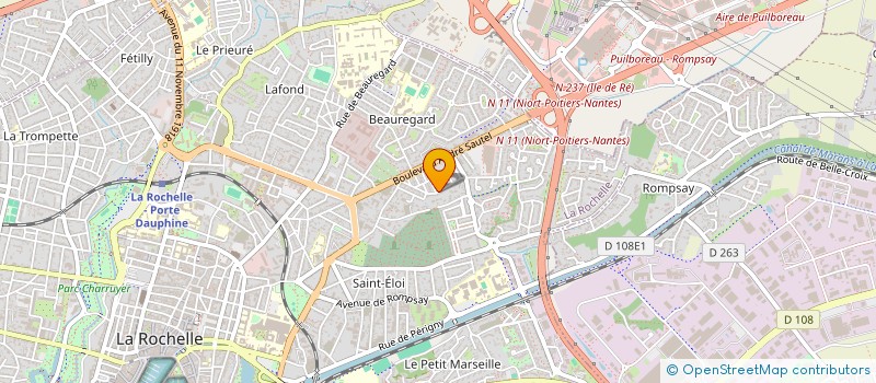 localisation de l'entreprise MADAME JOELLE BOIS  LA ROCHELLE