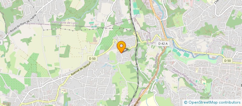 localisation de l'entreprise MADAME JOELLE BONDIER  CHAPONOST