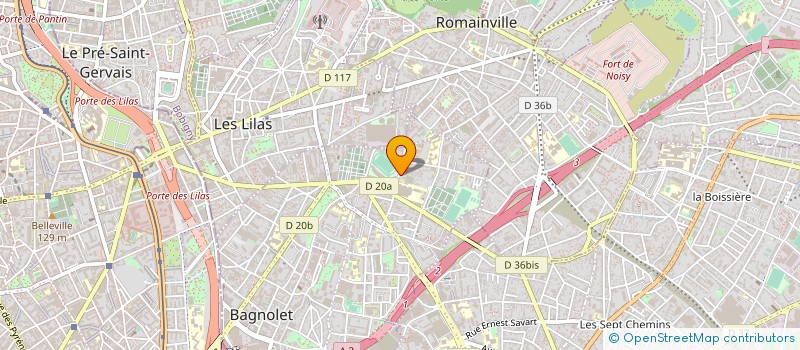 localisation de l'entreprise MADAME JOELLE BONDIL à BAGNOLET
