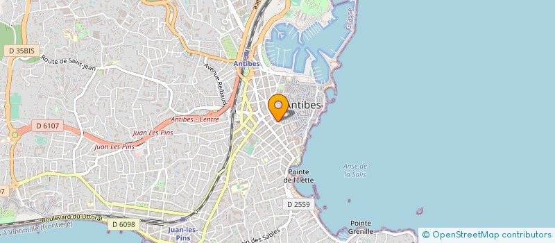 localisation de l'entreprise MADAME JOELLE BOUCHARD à ANTIBES