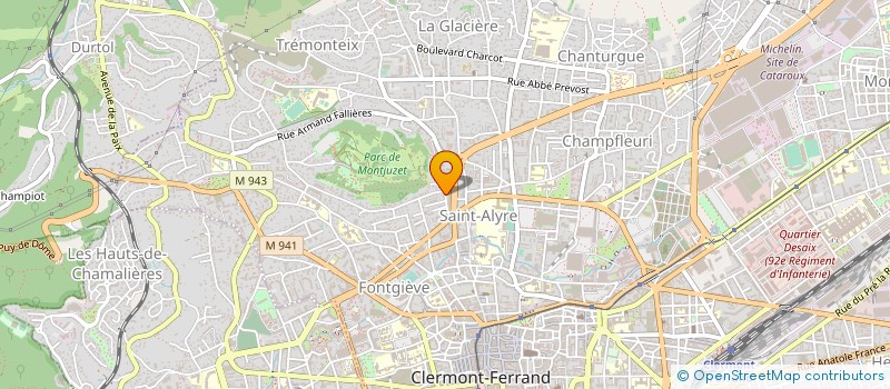 localisation de l'entreprise MADAME JOELLE BOUCHARD  CLERMONT-FERRAND