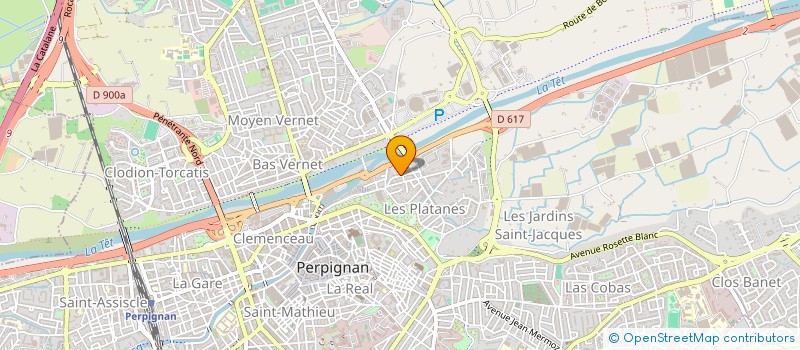 localisation de l'entreprise MADAME JOELLE BOUDOT  PERPIGNAN