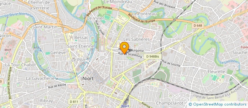 localisation de l'entreprise MADAME JOELLE BOURLAND à NIORT