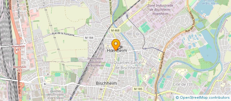 localisation de l'entreprise MADAME JOELLE BRENGARD  HNHEIM