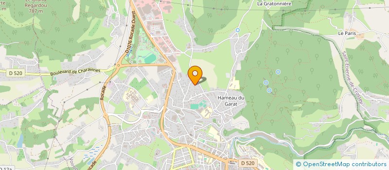 localisation de l'entreprise MADAME JOELLE BRESSON  VOIRON