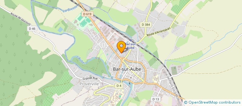 localisation de l'entreprise MADAME JOELLE BROCH  BAR-SUR-AUBE