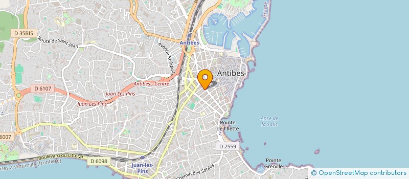 localisation de l'entreprise MADAME JOELLE CALDERARA à ANTIBES