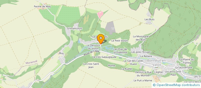 localisation de l'entreprise MADAME JOELLE CANET à BONNEUIL-EN-VALOIS