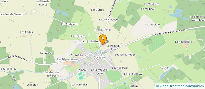 localisation de l'entreprise MADAME JOELLE CARACCI  SONZAY