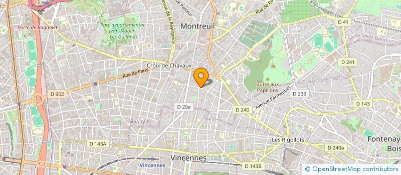 localisation de l'entreprise MADAME JOELLE CASTELLI à MONTREUIL