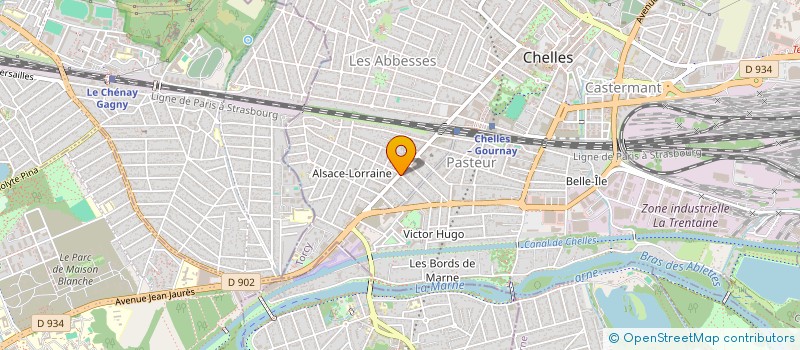 localisation de l'entreprise MADAME JOELLE CASTRO à CHELLES