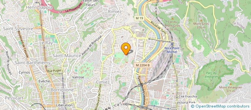 localisation de l'entreprise MADAME JOELLE CHAKHTOURA  NICE