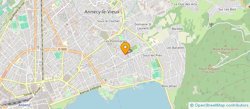 localisation de l'entreprise MADAME JOELLE CHALET à ANNECY