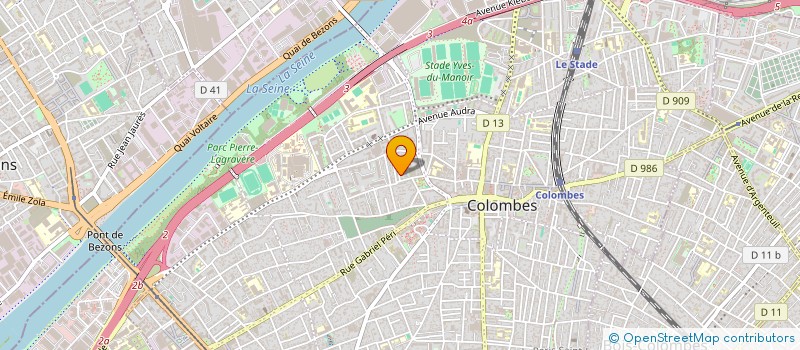 localisation de l'entreprise MADAME JOELLE CHALODIN à COLOMBES