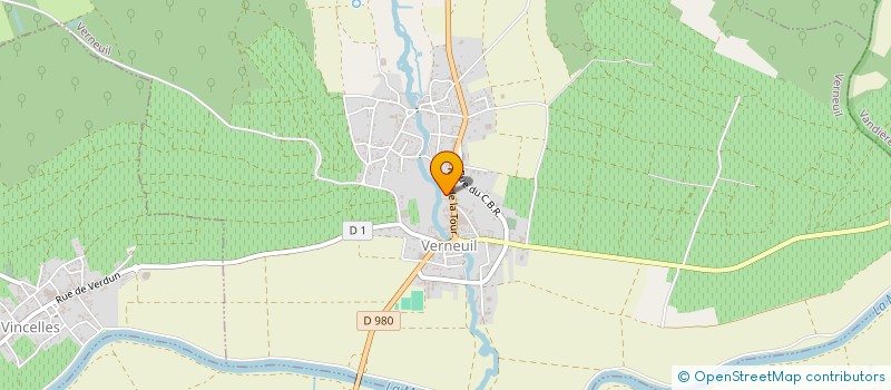 localisation de l'entreprise MADAME JOELLE CHAPUIS  VERNEUIL