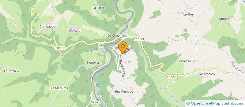 localisation de l'entreprise MADAME JOELLE CHAPUT  ROCHE-D AGOUX