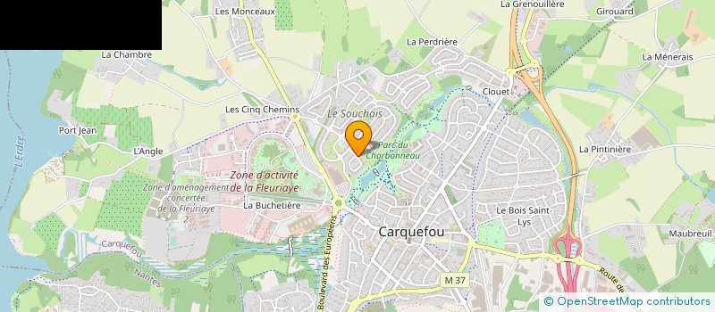 localisation de l'entreprise MADAME JOELLE CHARIAU à CARQUEFOU