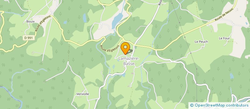 localisation de l'entreprise MADAME JOELLE CHASSAGNE  NEUVIC