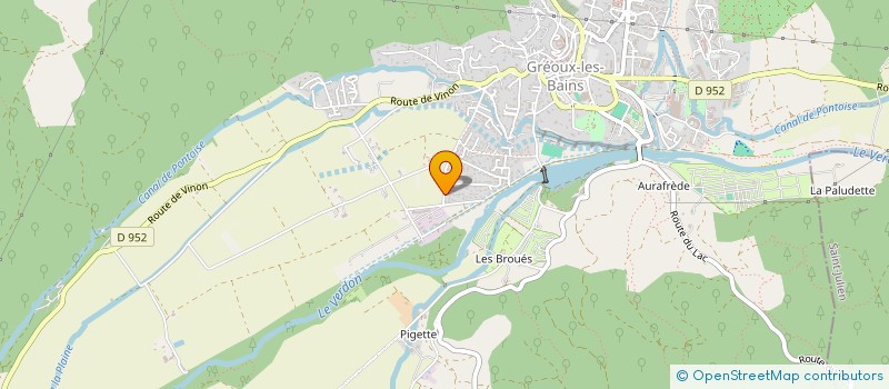 localisation de l'entreprise MADAME JOELLE CHATEIGNER à GREOUX-LES-BAINS
