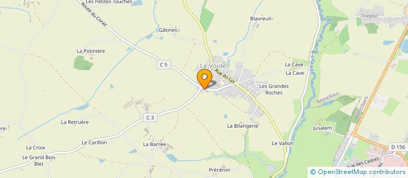 localisation de l'entreprise MADAME JOELLE CHAUVIGNE à LYS-HAUT-LAYON