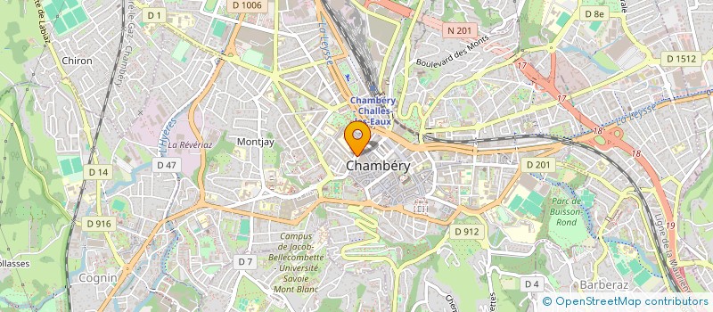 localisation de l'entreprise MADAME JOELLE CHERVET  CHAMBERY