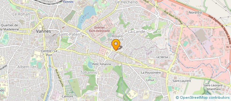 localisation de l'entreprise MADAME JOELLE CHEVALIER à VANNES