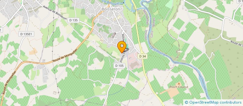 localisation de l'entreprise MADAME JOELLE CHEVALLIER à SAINT-GENIES-DES-MOURGUES