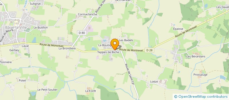 localisation de l'entreprise MADAME JOELLE CHEVROT à BAGE-DOMMARTIN