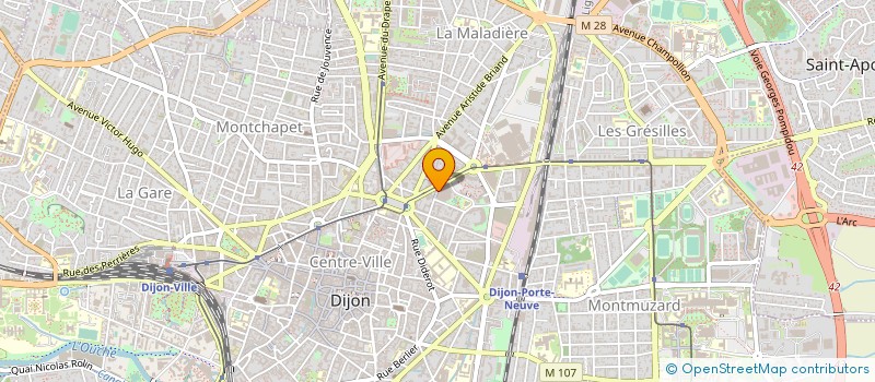 localisation de l'entreprise MADAME JOELLE CHOFFE à DIJON