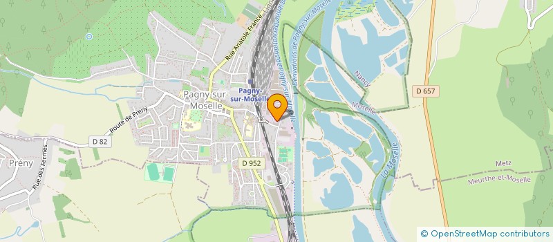 localisation de l'entreprise MADAME JOELLE CLAUS à PAGNY-SUR-MOSELLE