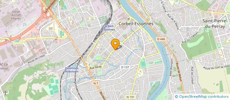 localisation de l'entreprise MADAME JOELLE COGNET à ETAMPES