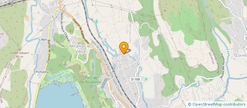 localisation de l'entreprise MADAME JOELLE COLIN  SAINT-CHAMAS