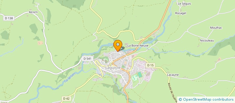 localisation de l'entreprise MADAME JOELLE COLNOT à LAGUIOLE