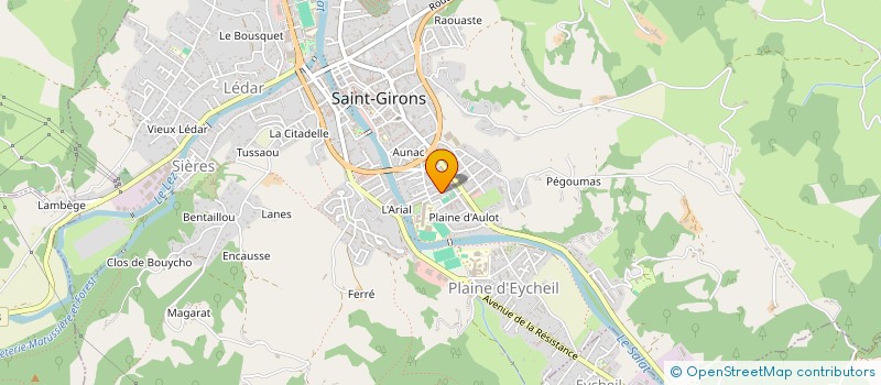 localisation de l'entreprise MADAME JOELLE CORNEBIZE à SAINT-GIRONS
